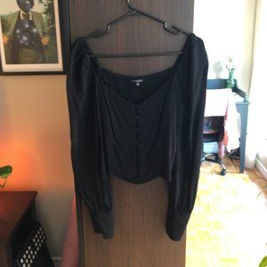 Long Sleeve Button Up Blouse